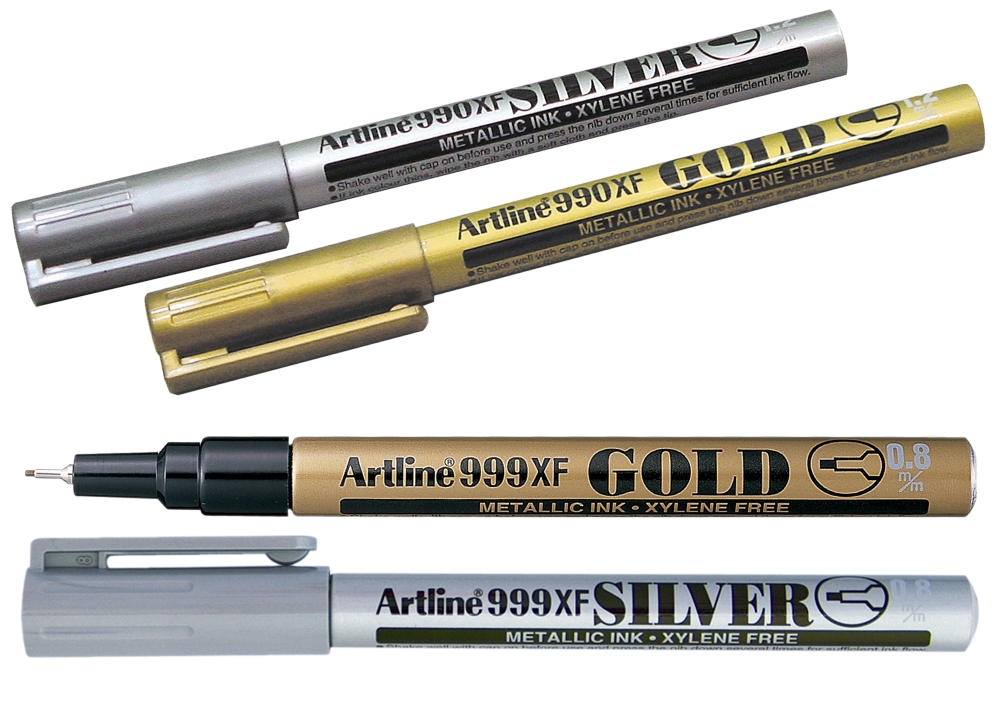 Artline gold metallic marker 0.8m/m 
