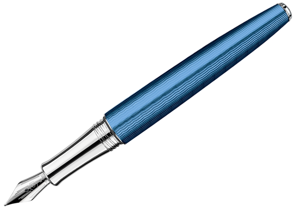 Stylo plume Caran d'Ache Léman Bleu Marin