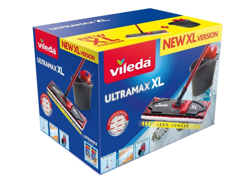 kan niet zien gevolgtrekking affix Dweilsysteem met persemmer Vileda Ultramax XL box set - Pandava